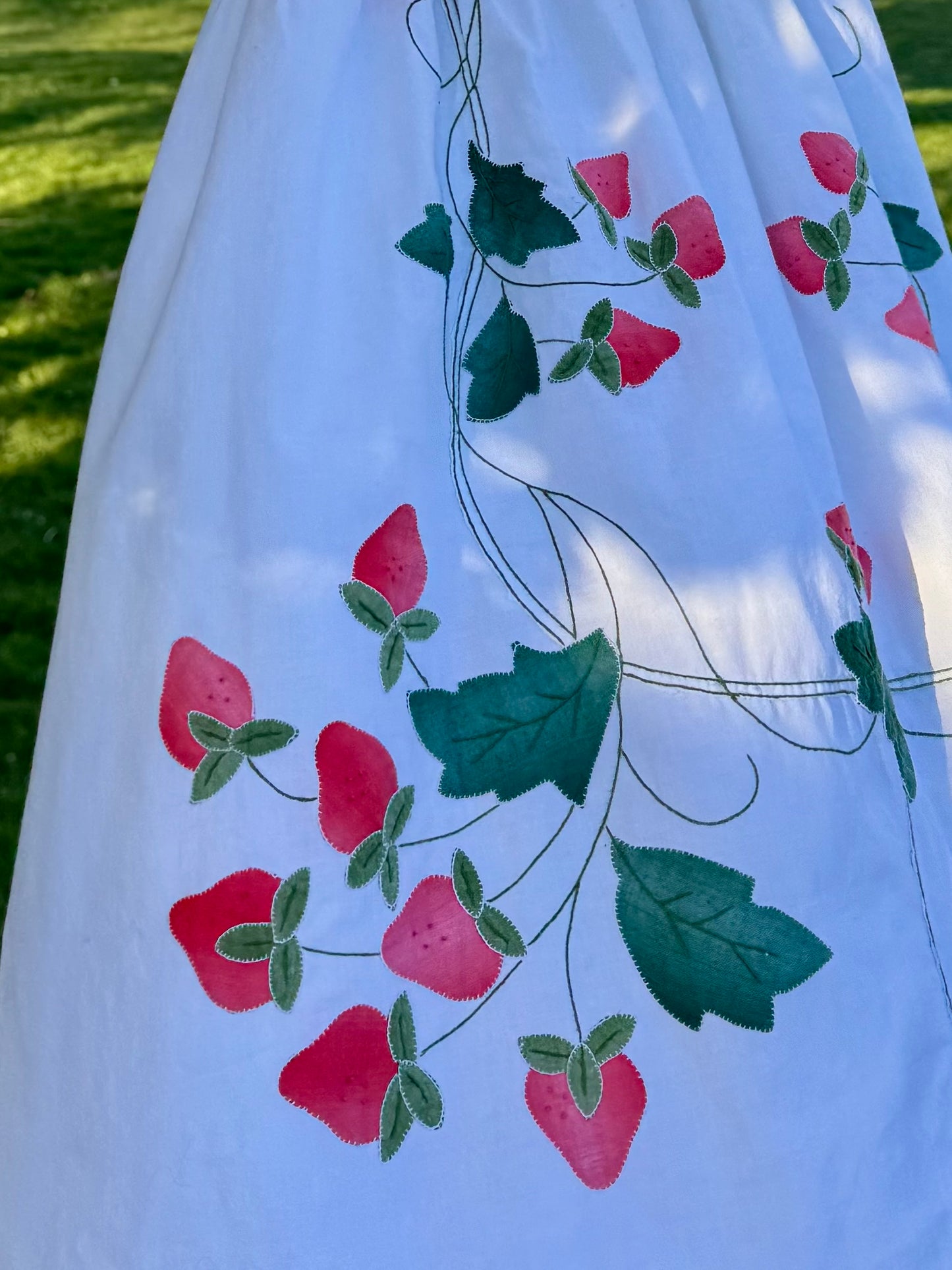 Strawberry maxi dress