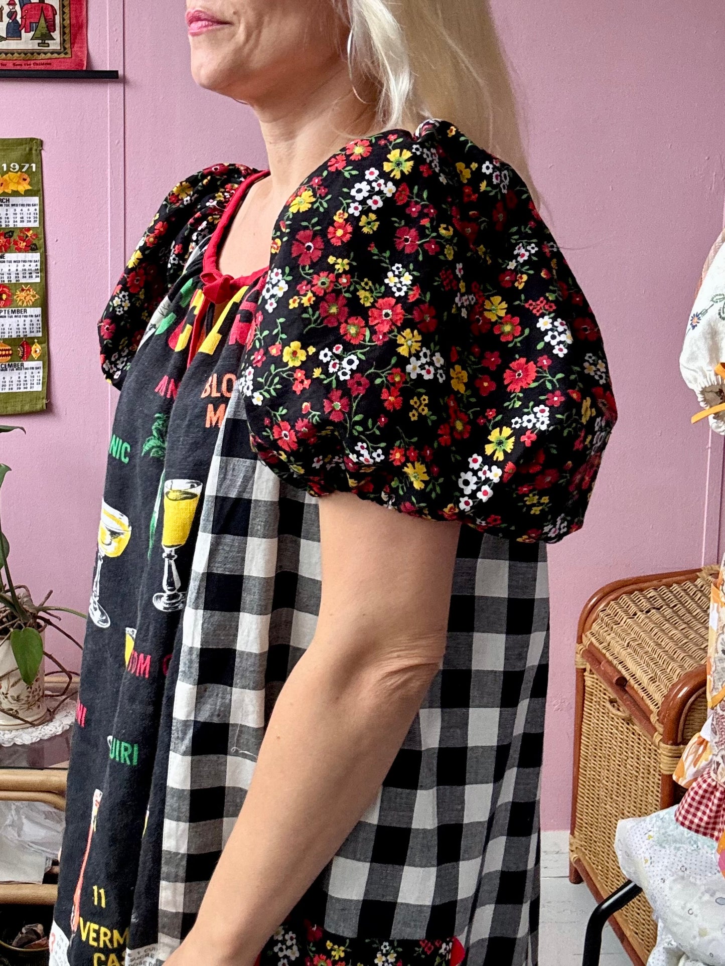 Cocktails teatowel dress
