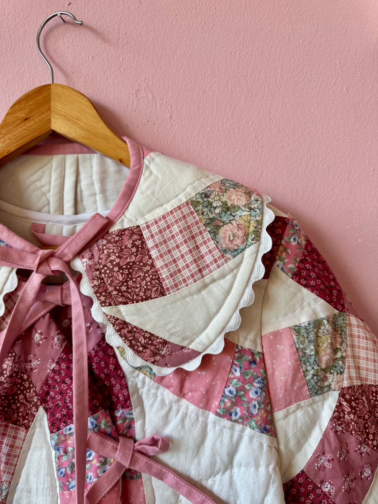 Pink patchwork jacket