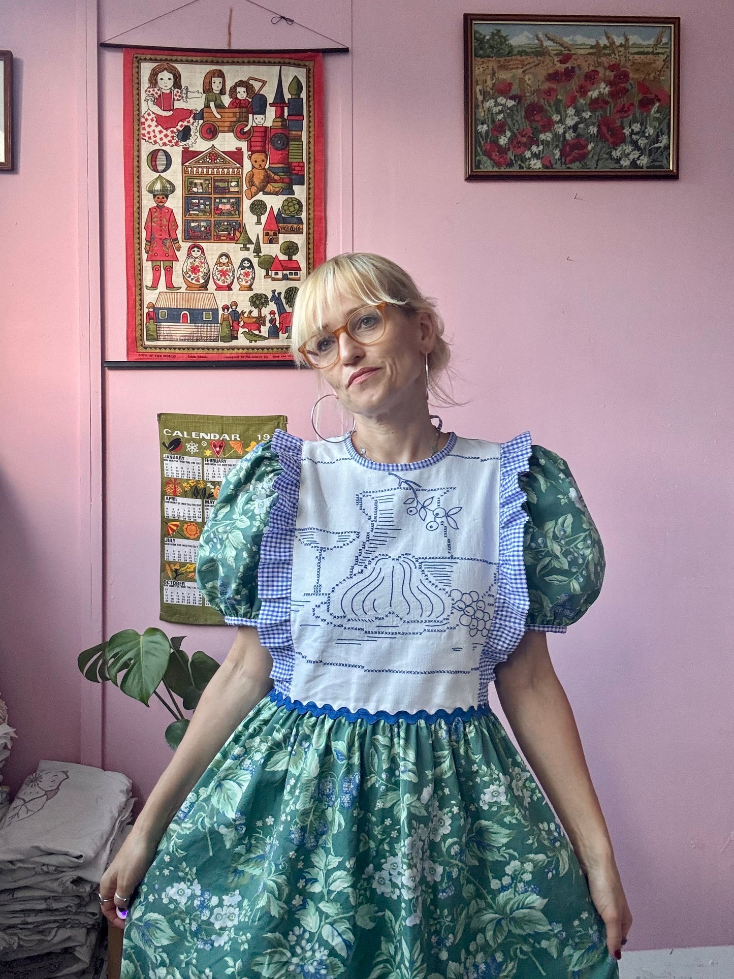 Laura Ashley vintage print dress