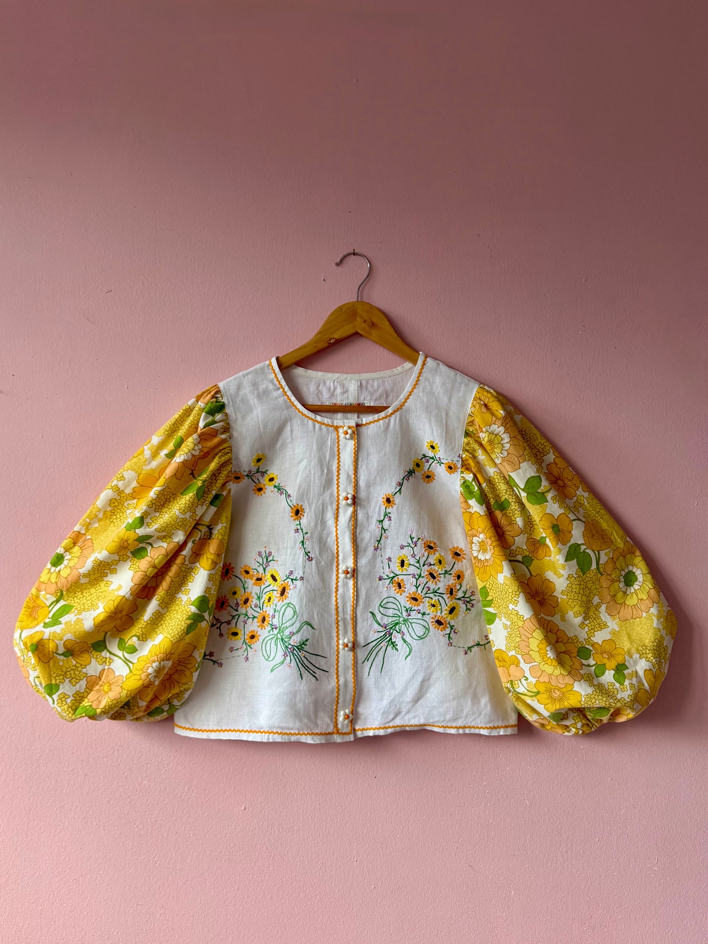 Yellow blouse