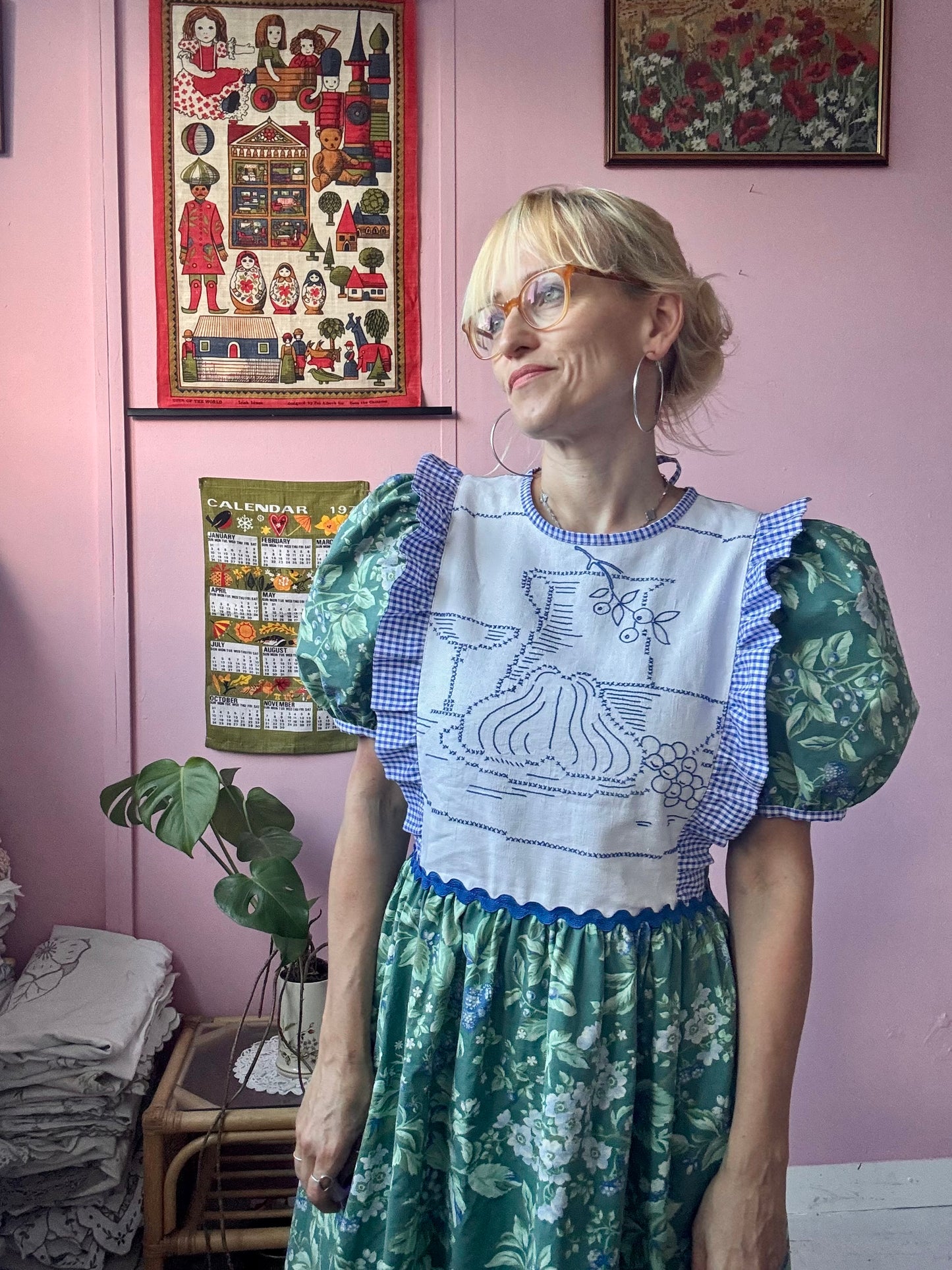 Laura Ashley vintage print dress