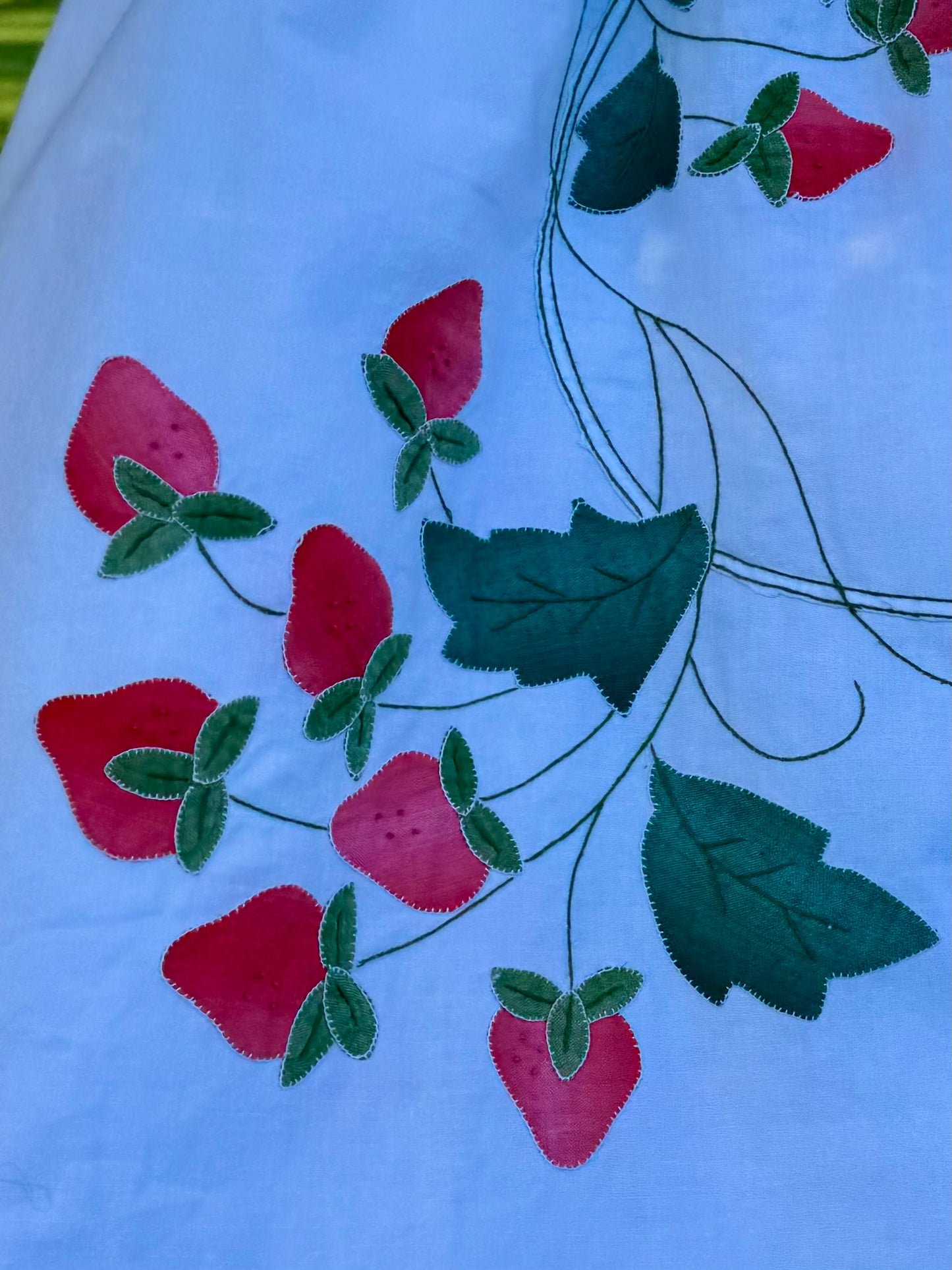 Strawberry maxi dress