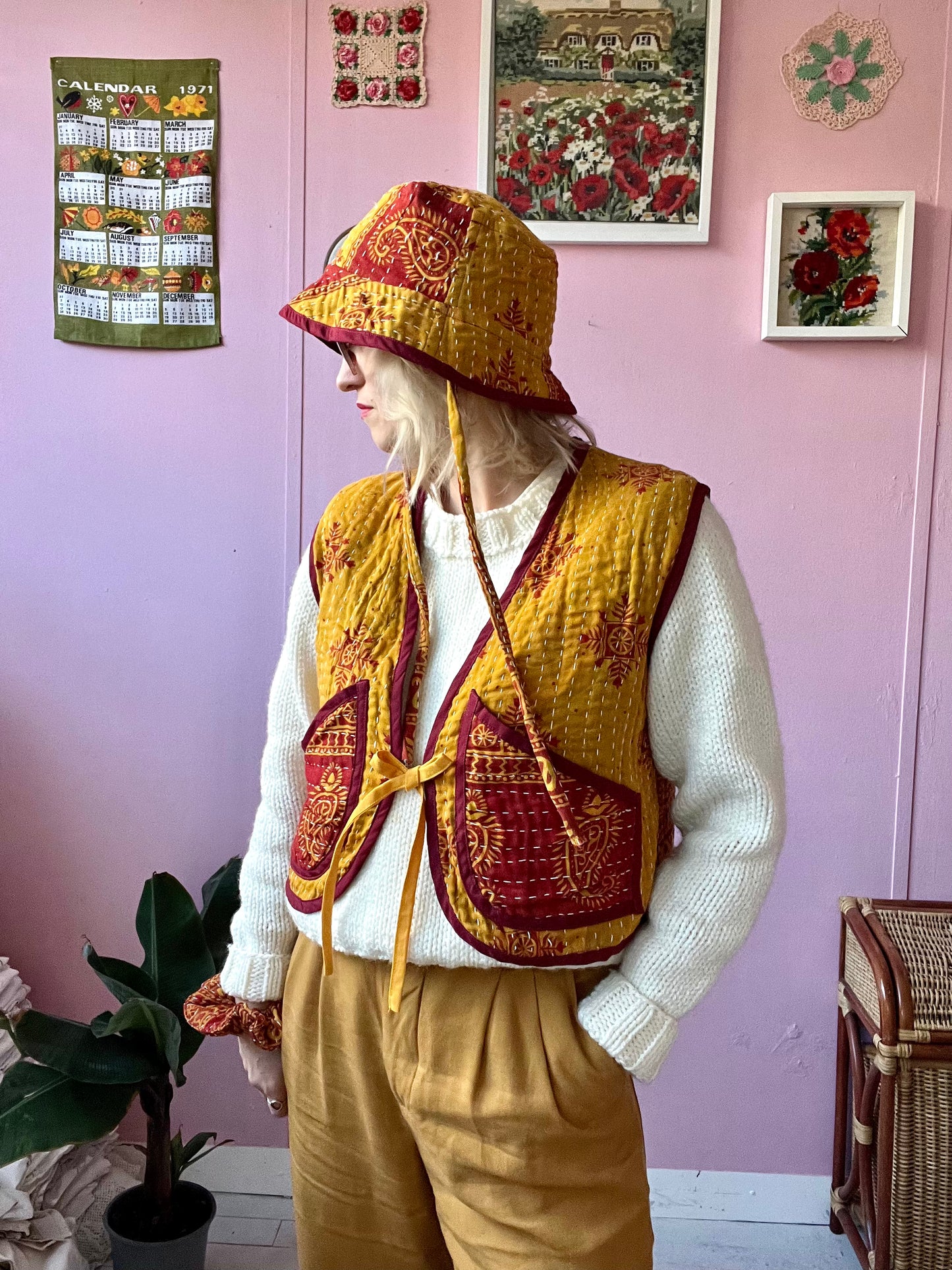 Three piece vest set