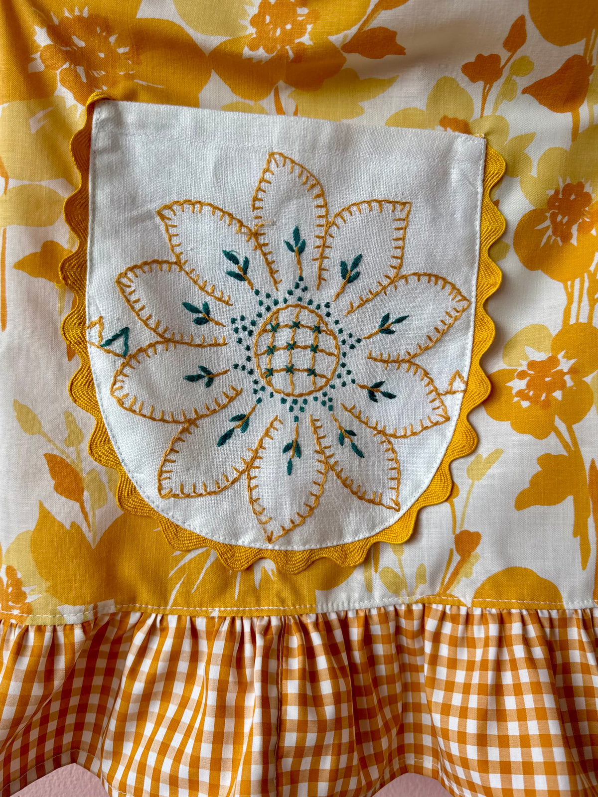 Herbs and spices vintage teatowel dress