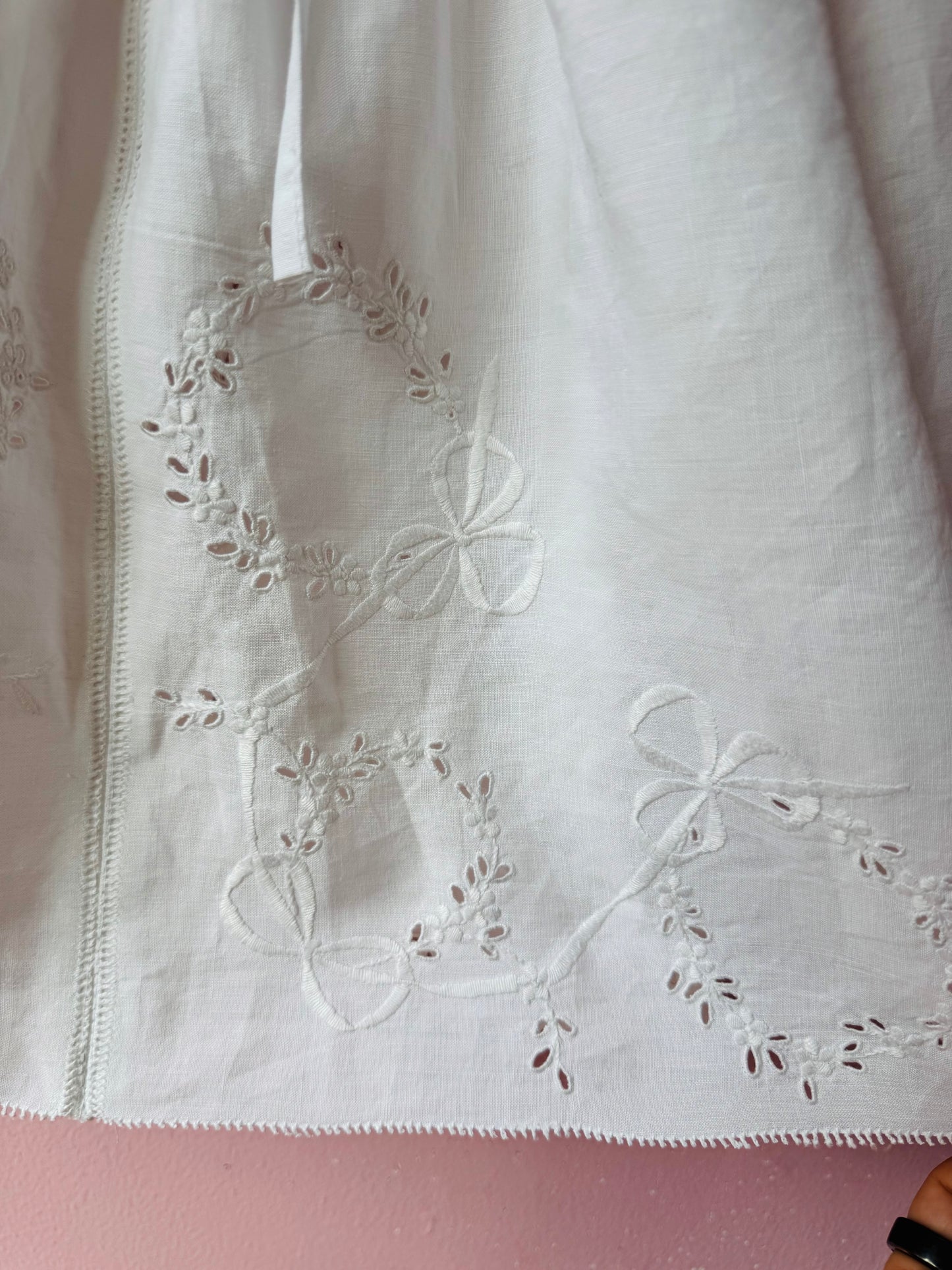 White top with white straps