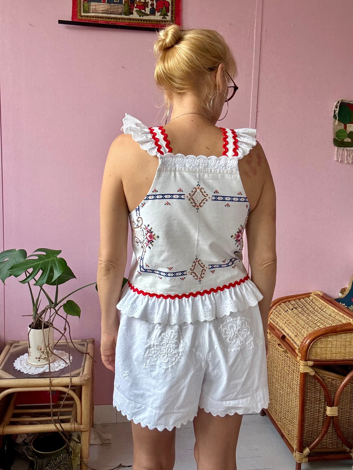 Embroidery summer top