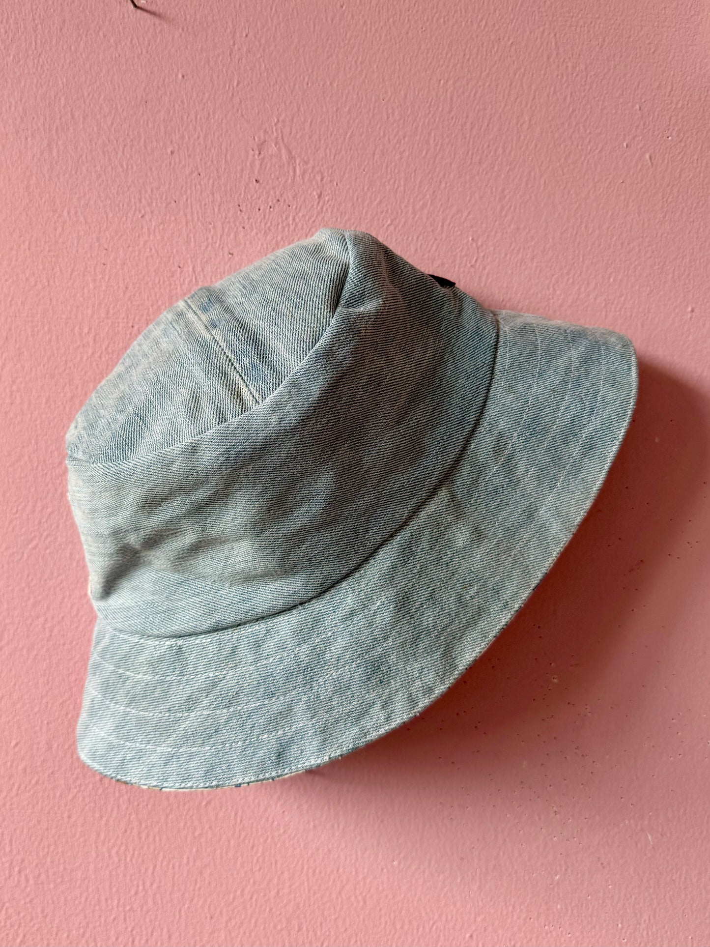 Vintage Levi’s denim and print reversible bucket hat