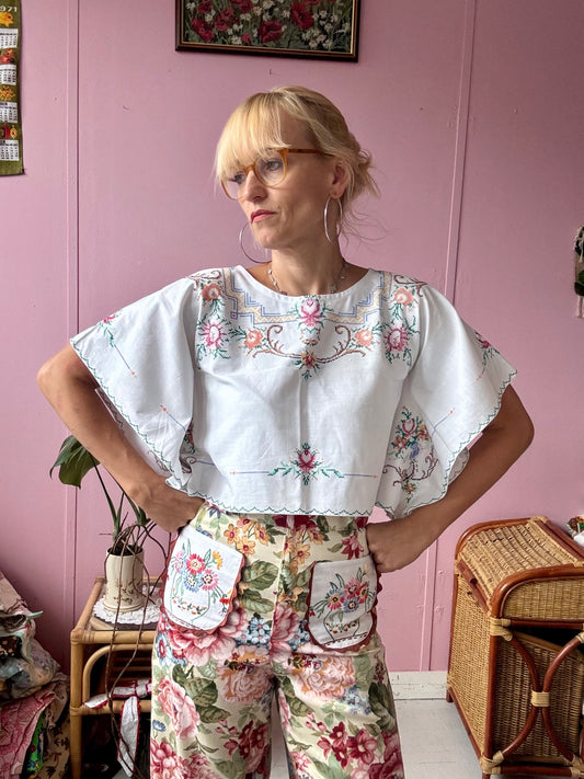 Cross stitching basic top
