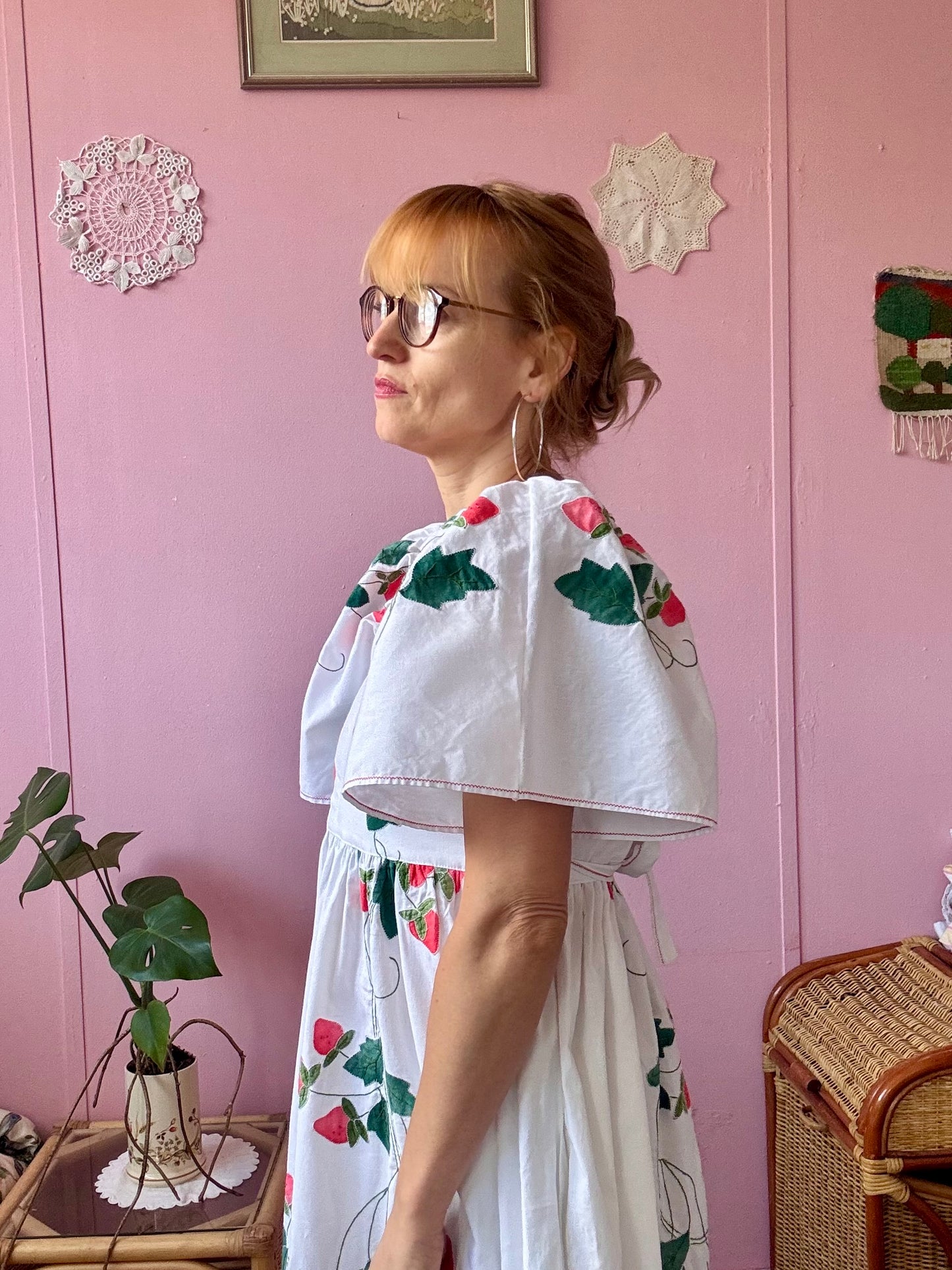 Strawberry maxi dress