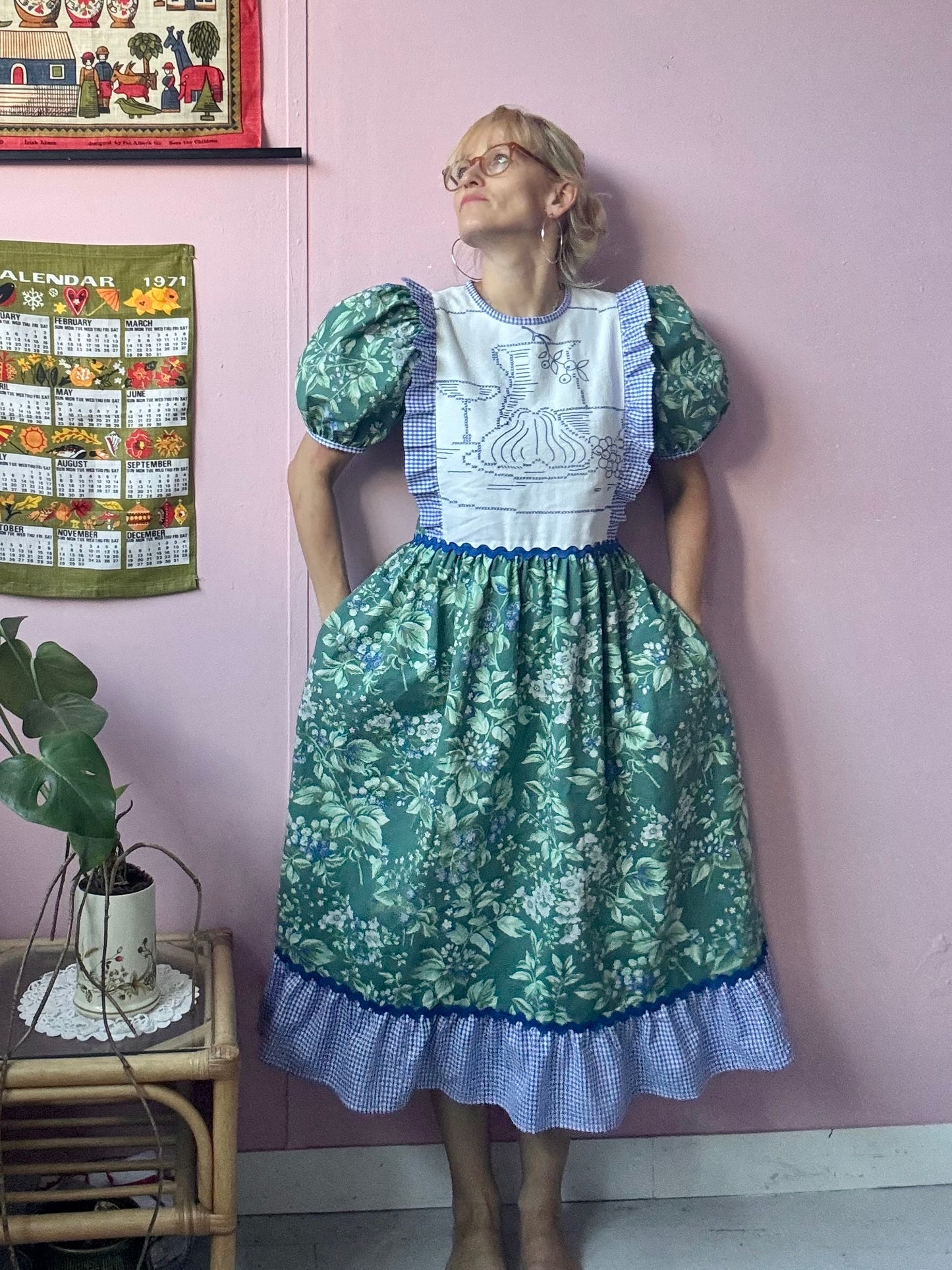 Laura Ashley vintage print dress