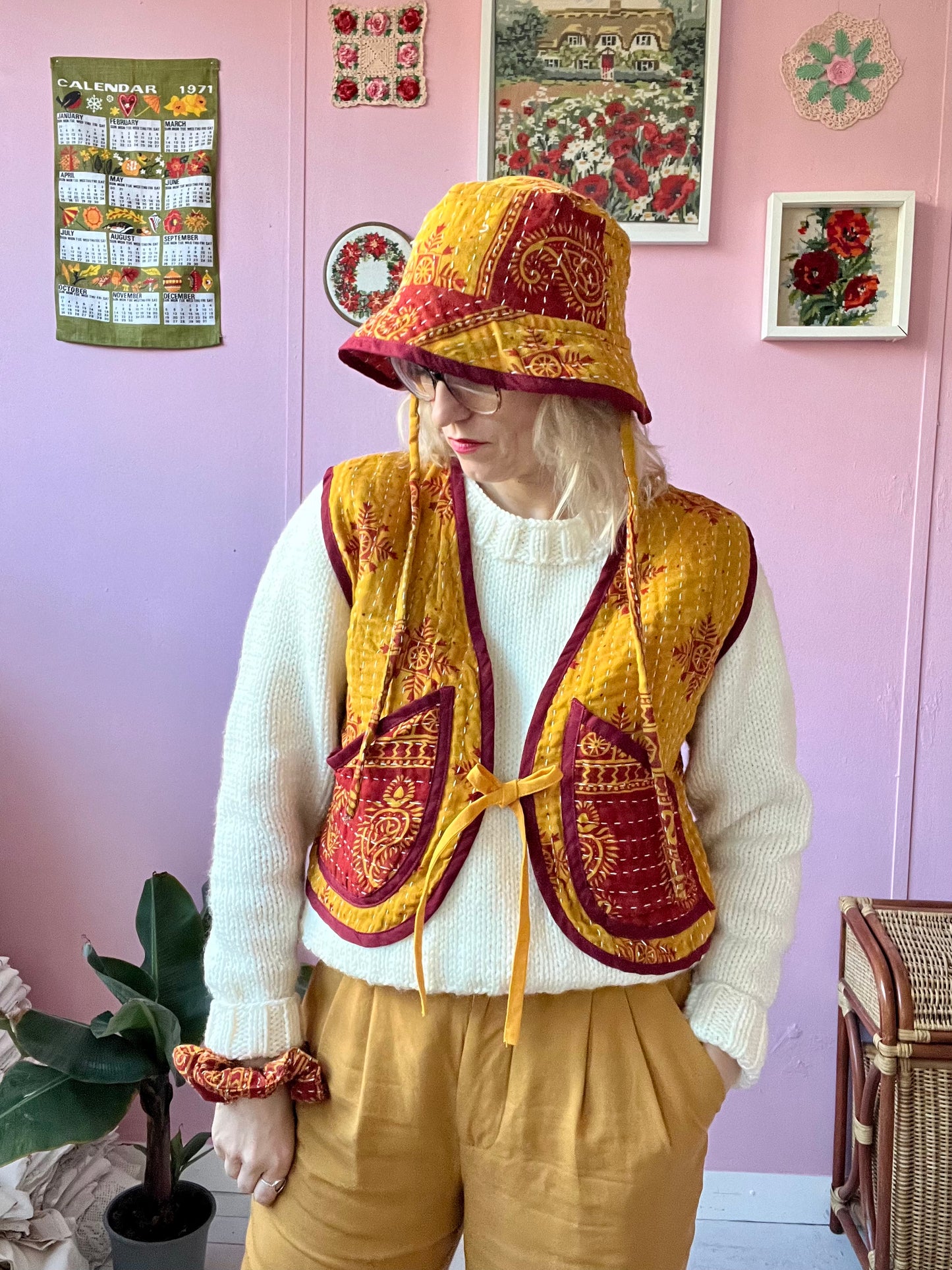 Three piece vest set