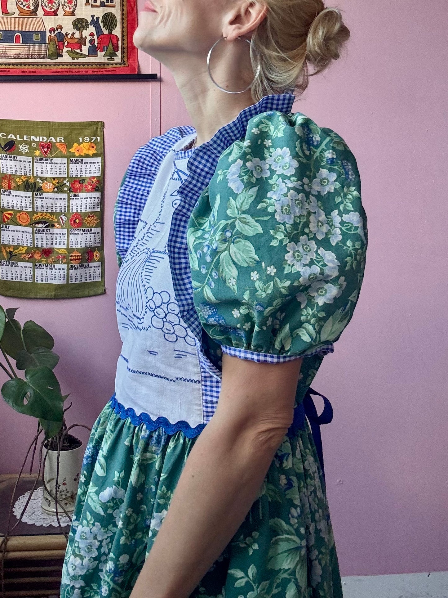 Laura Ashley vintage print dress