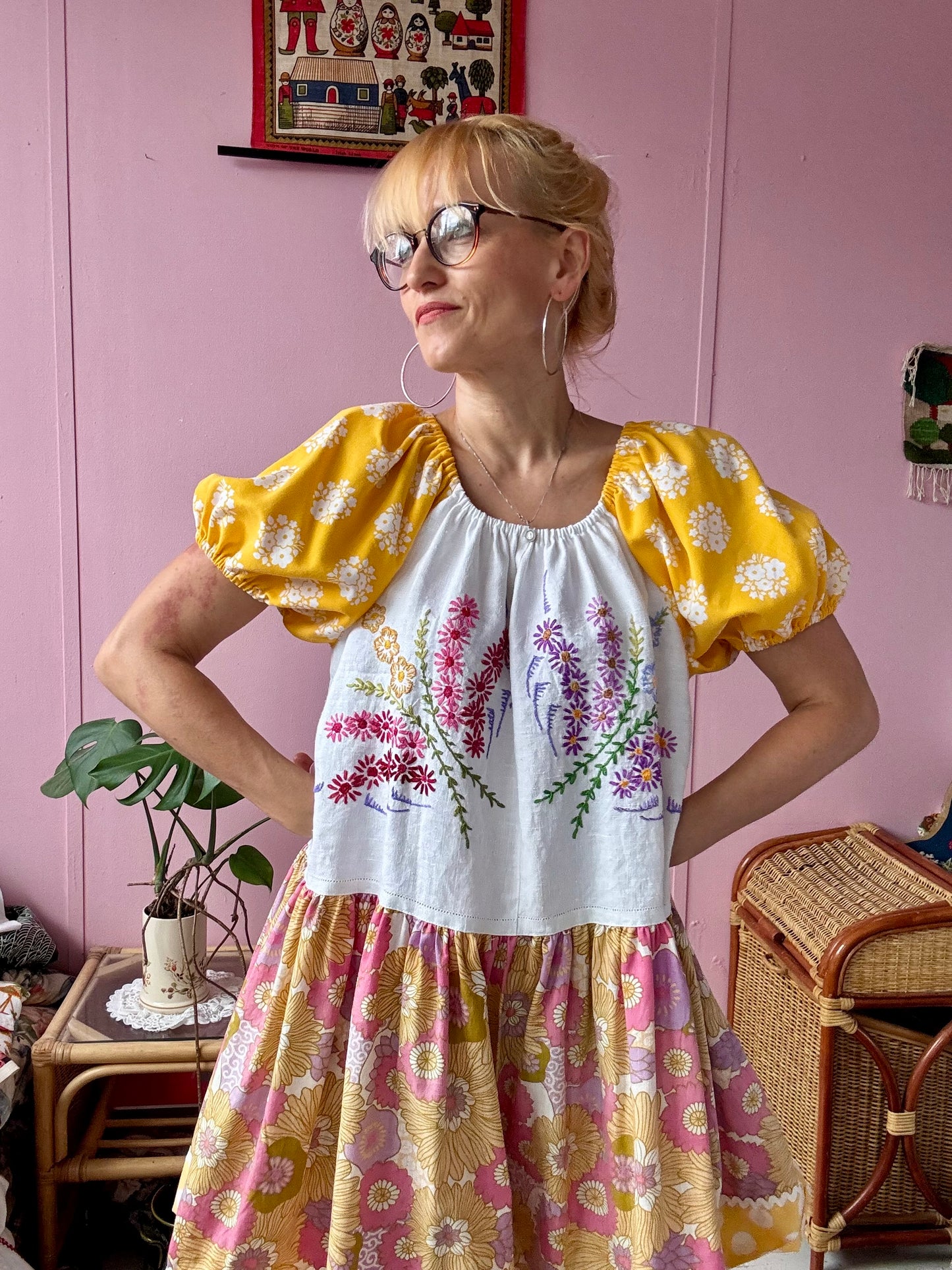Short floral dress