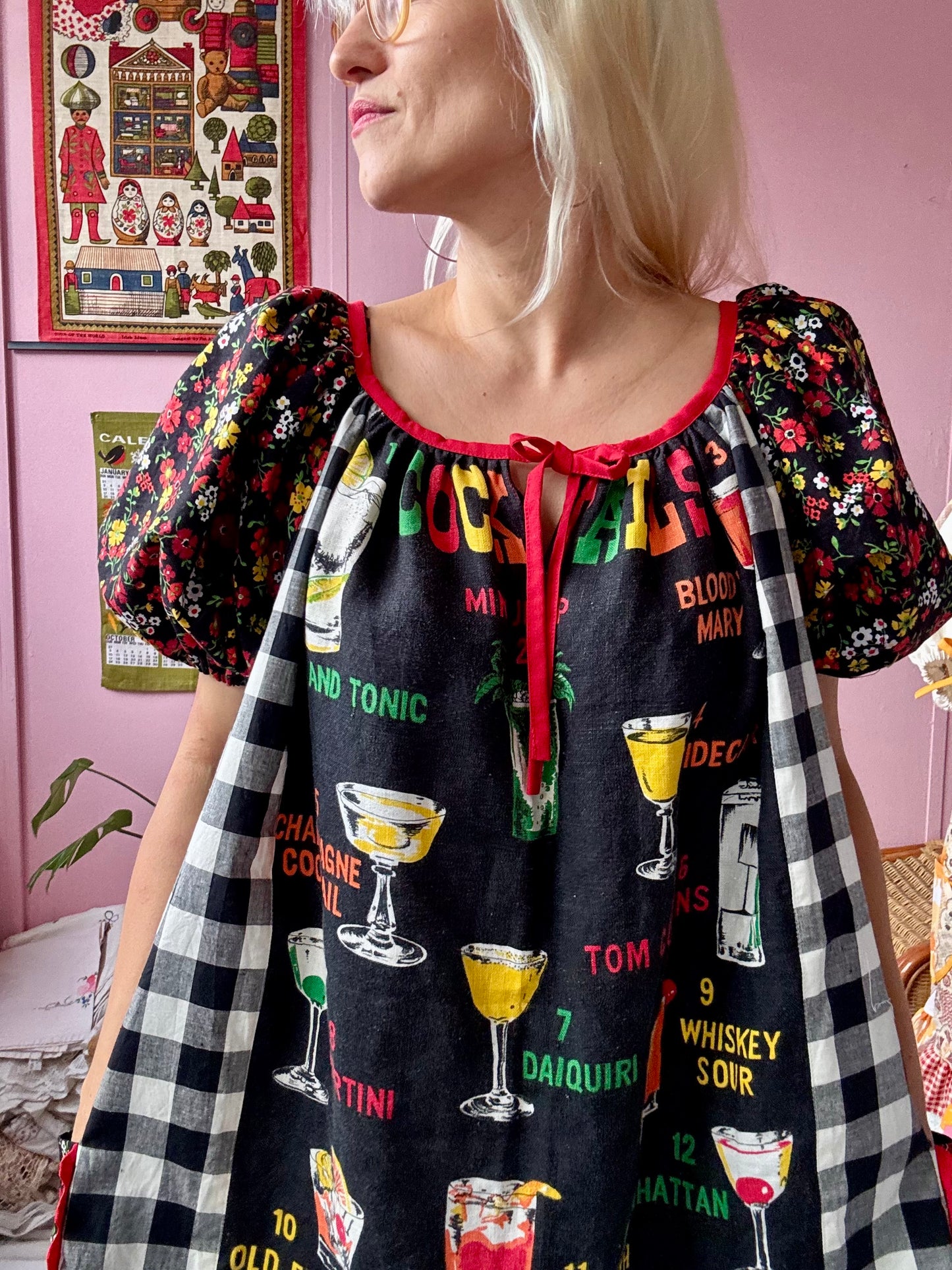 Cocktails teatowel dress