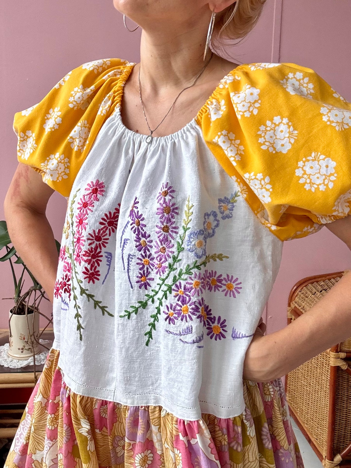 Short floral dress