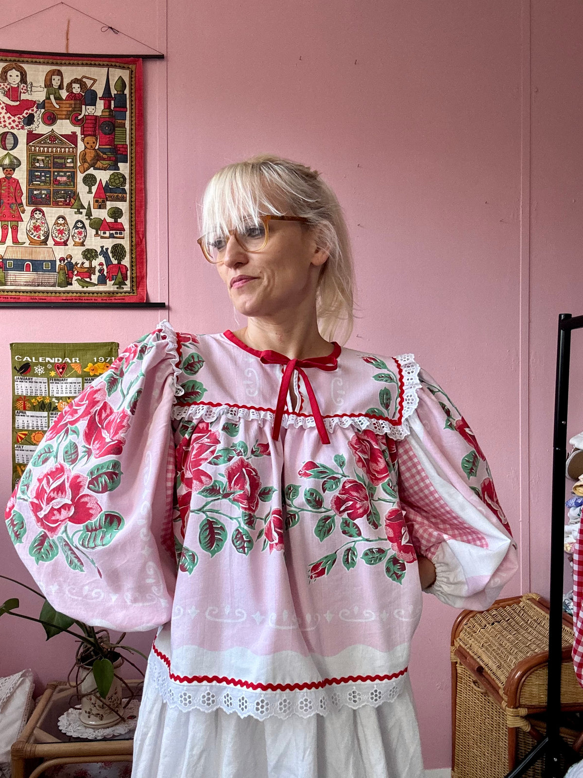 Roses blouse