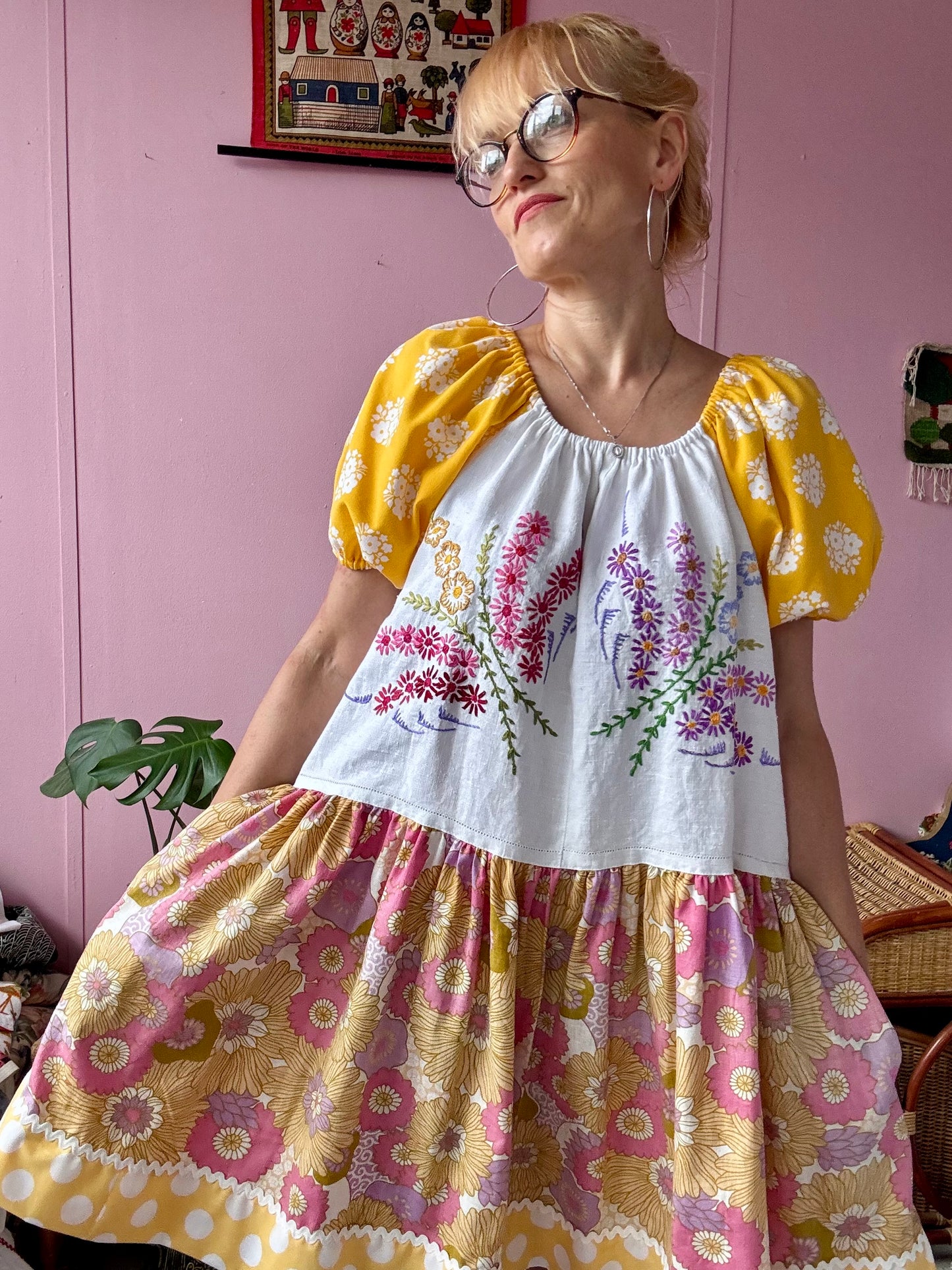 Short floral dress