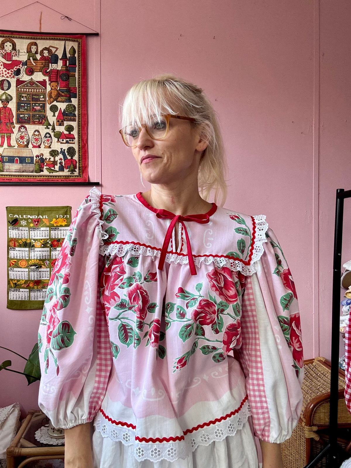 Roses blouse