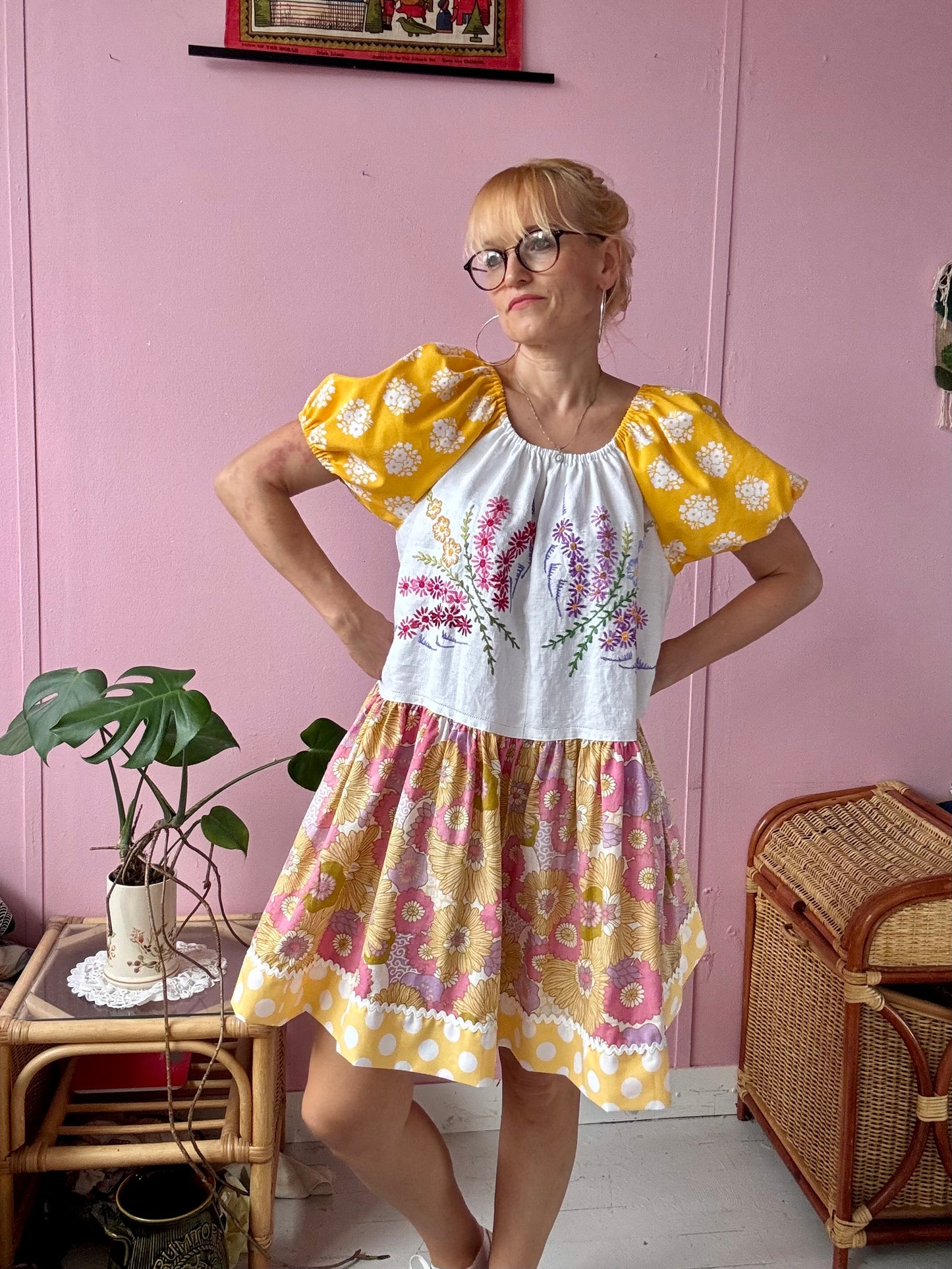 Short floral dress