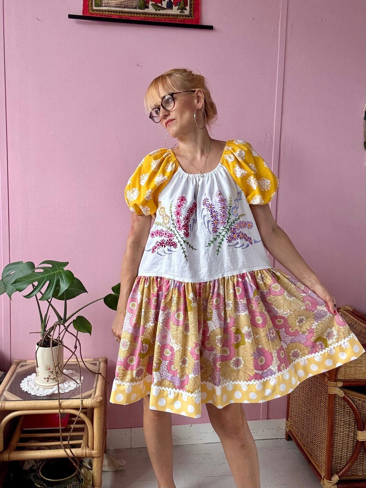 Short floral dress