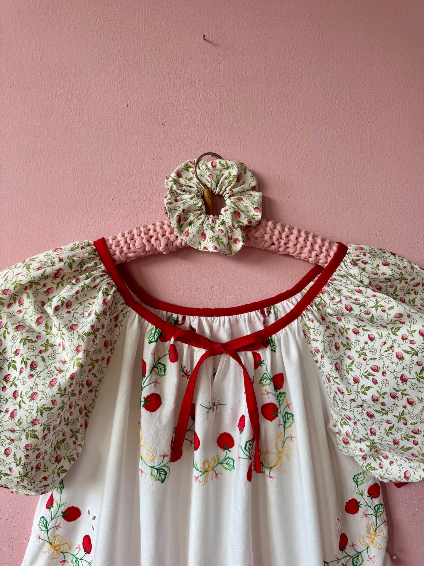 Apple and strawberry blouse