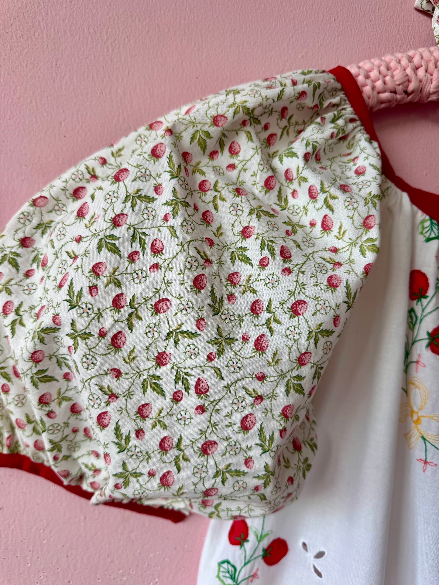 Apple and strawberry blouse