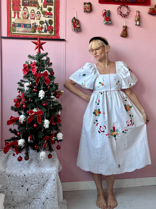 Christmas midi dress