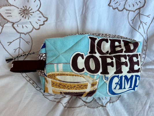 Ice coffee make-up/travel bag