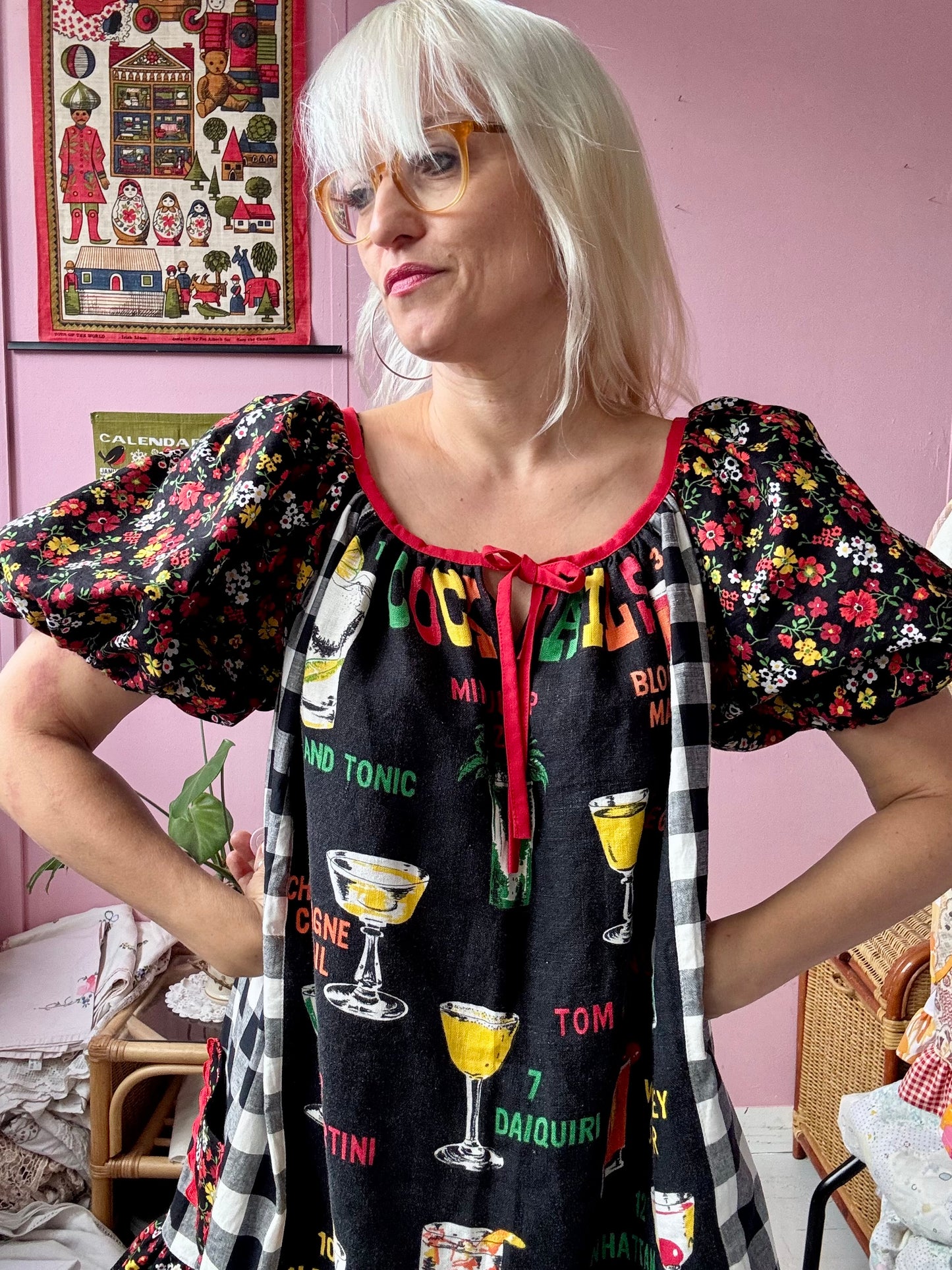 Cocktails teatowel dress