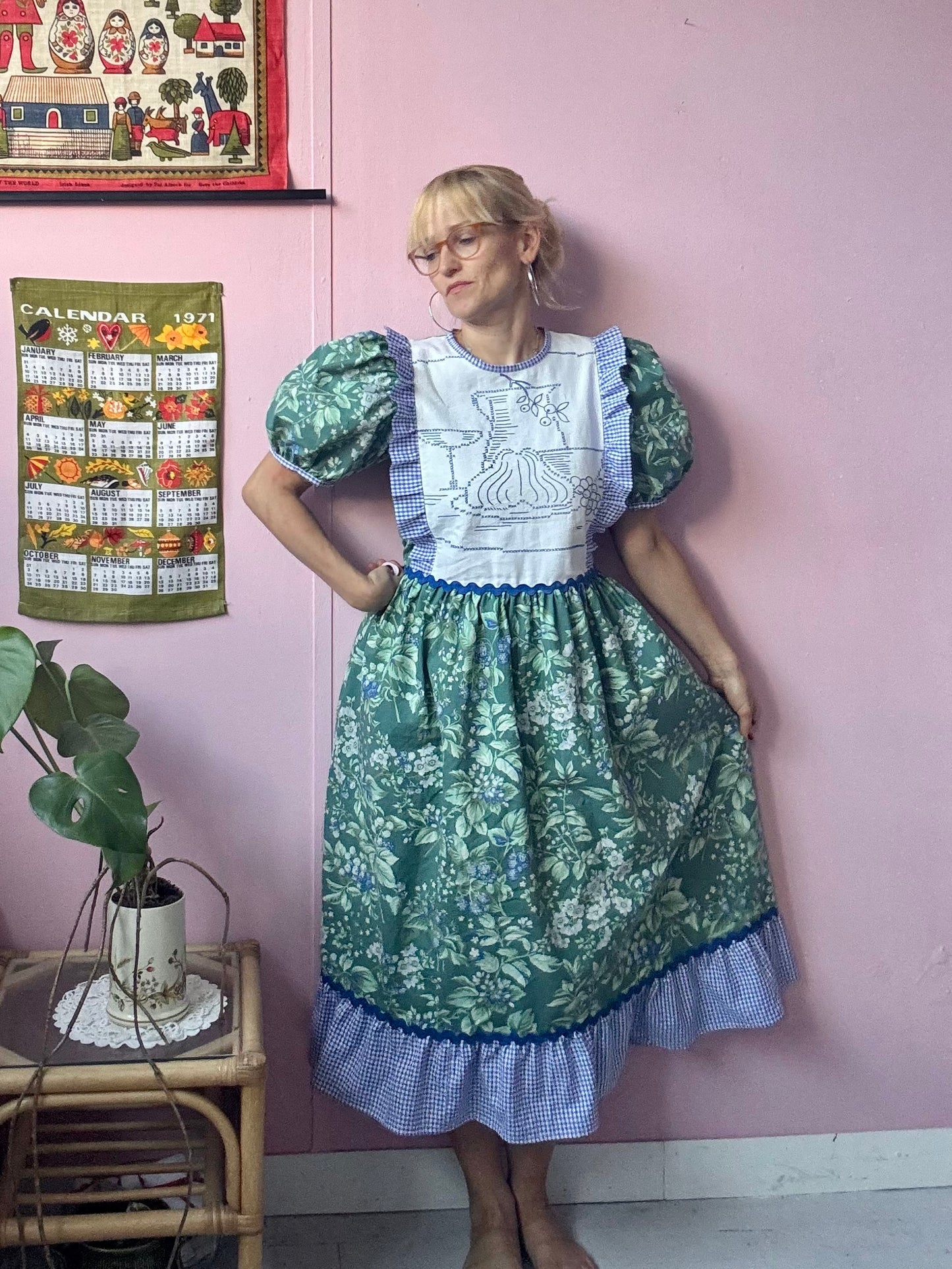 Laura Ashley vintage print dress