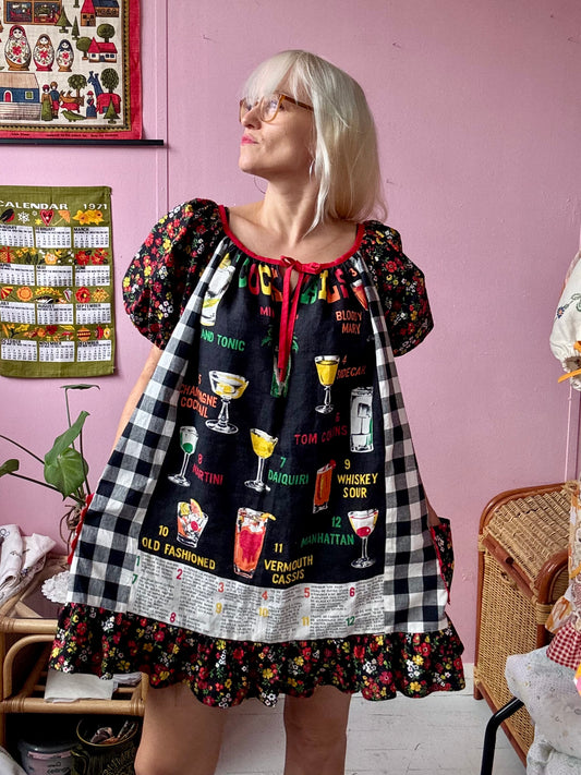 Cocktails teatowel dress