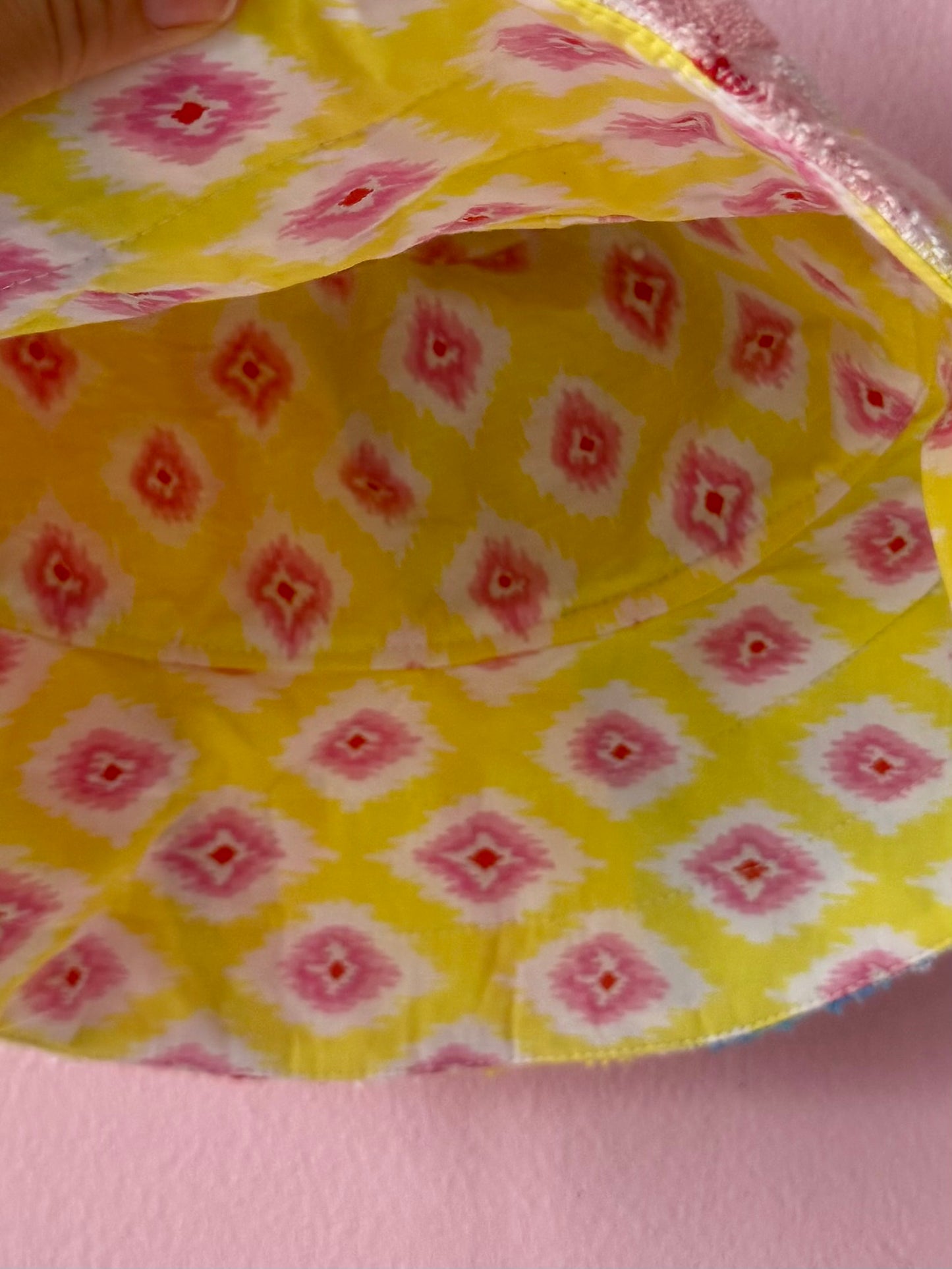 Floral vintage towel bucket hat