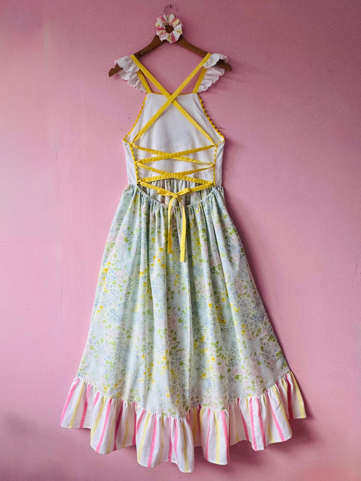 Bambi maxi dress with back ties