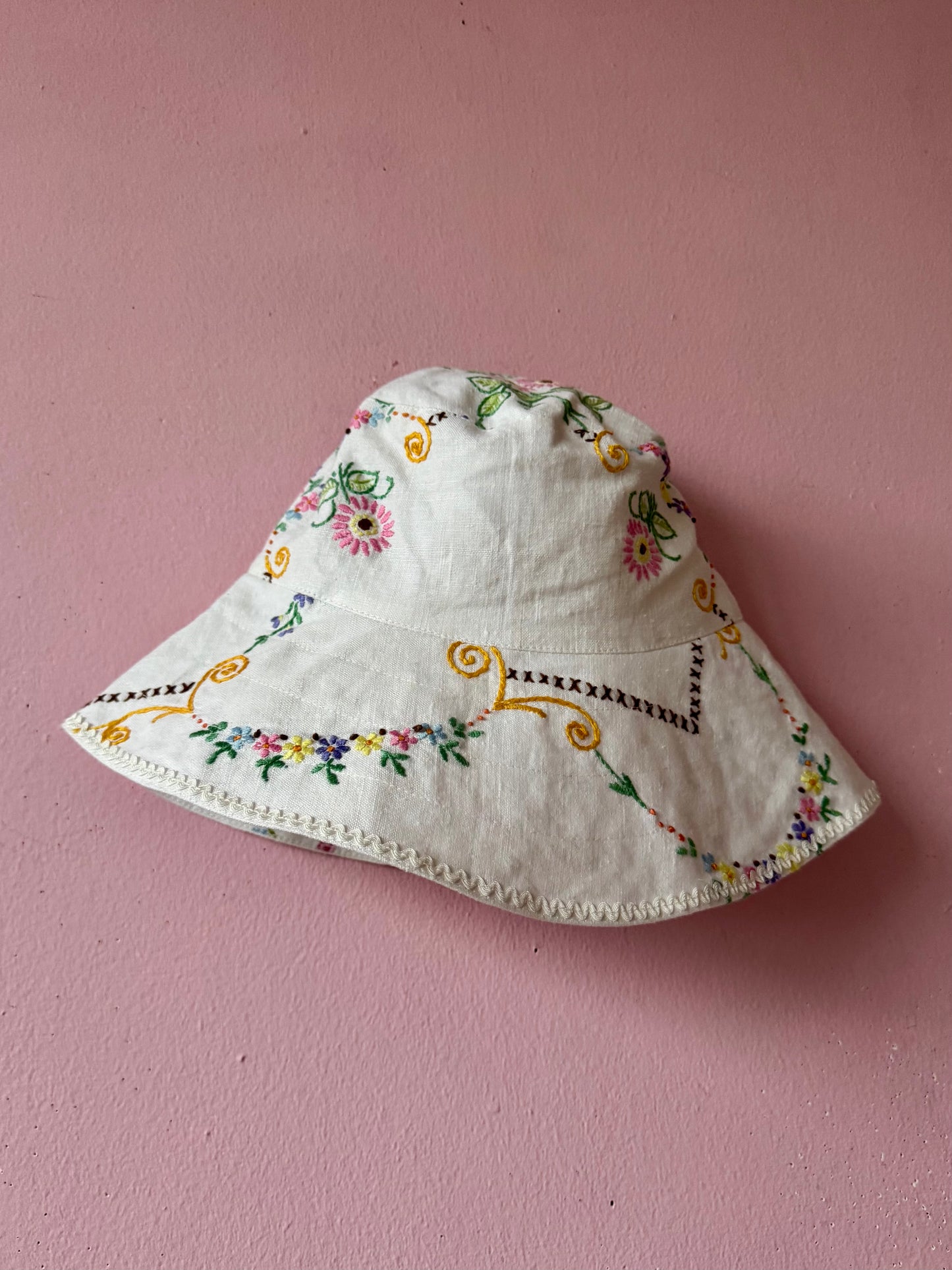 Embroidery sun hat