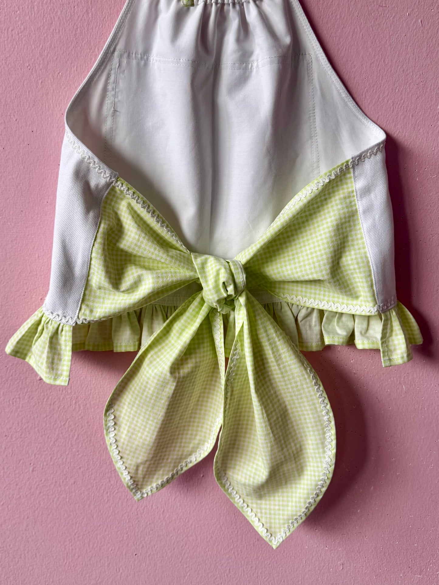 Handkerchief halter neck top