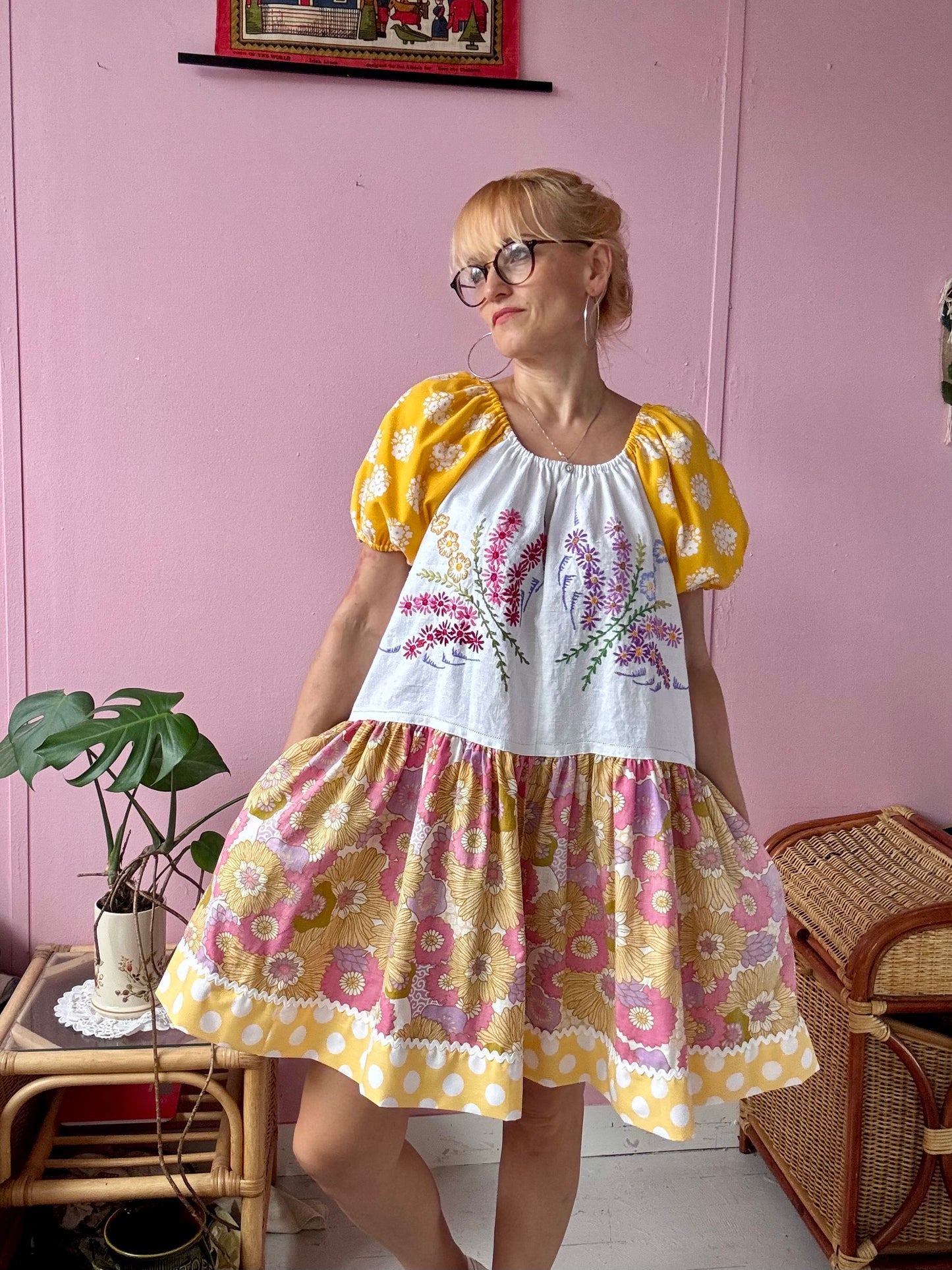 Short floral dress
