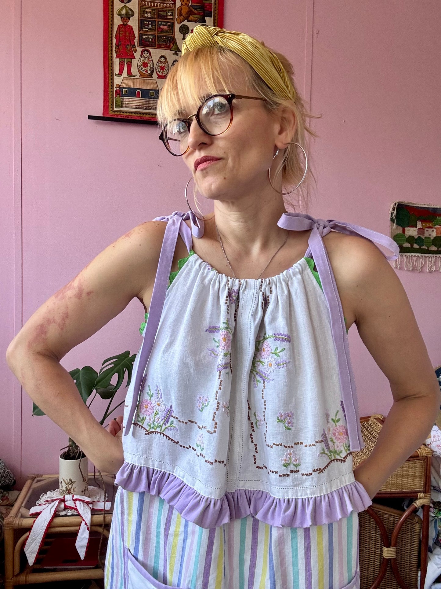 Maxi dress with 3 layers