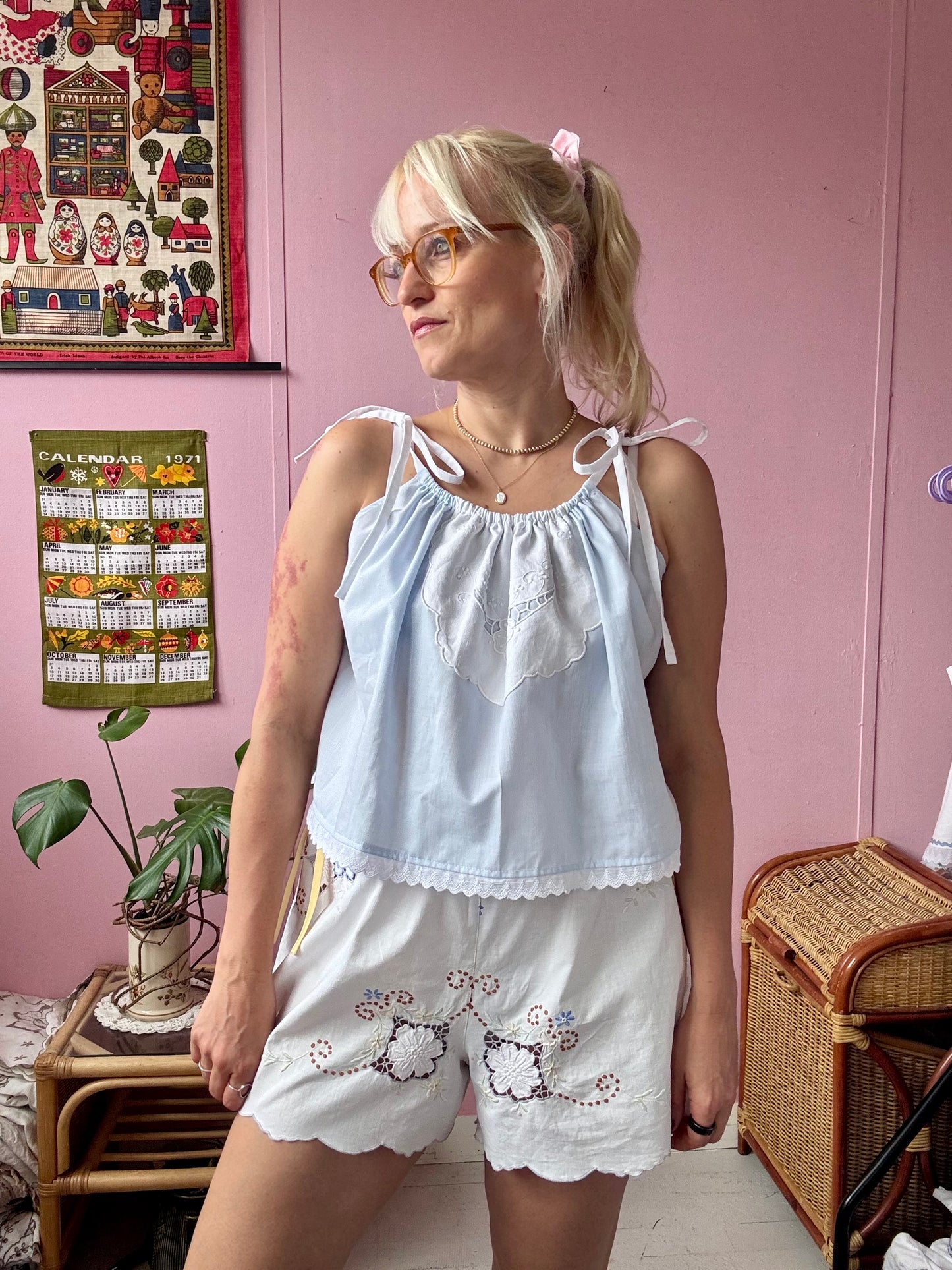 Light blue summer top