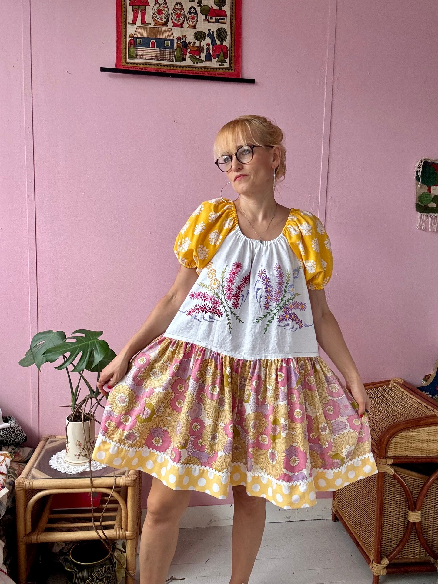 Short floral dress