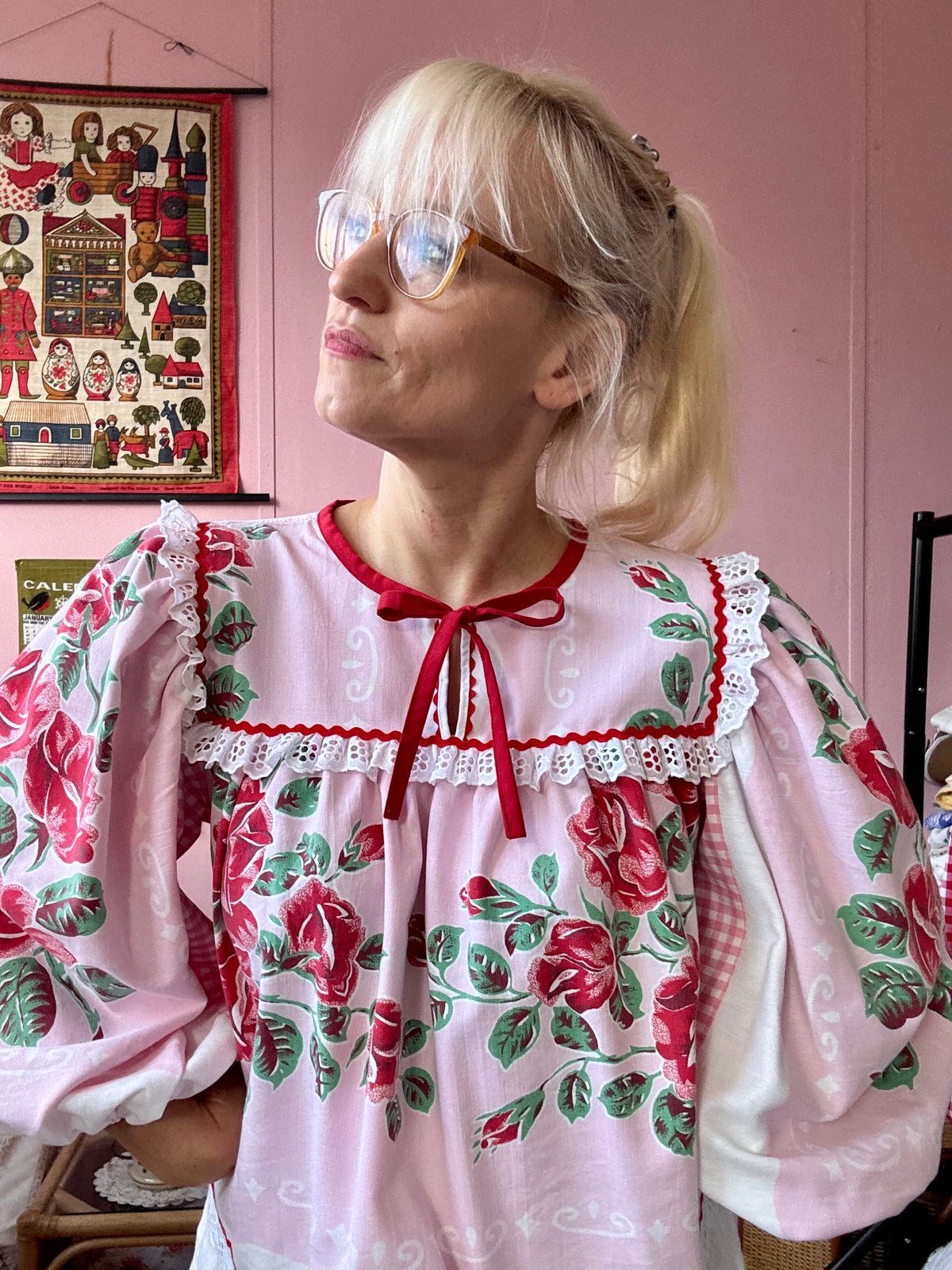 Roses blouse