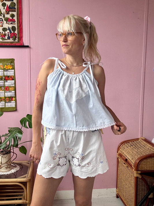 Light blue summer top