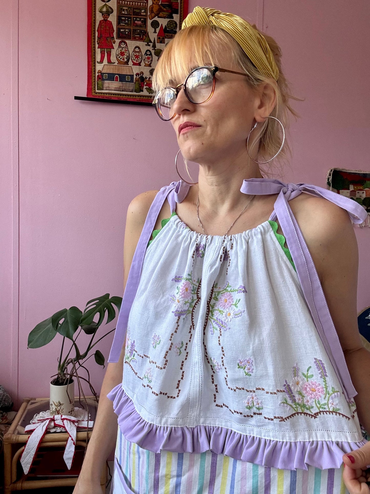 Maxi dress with 3 layers