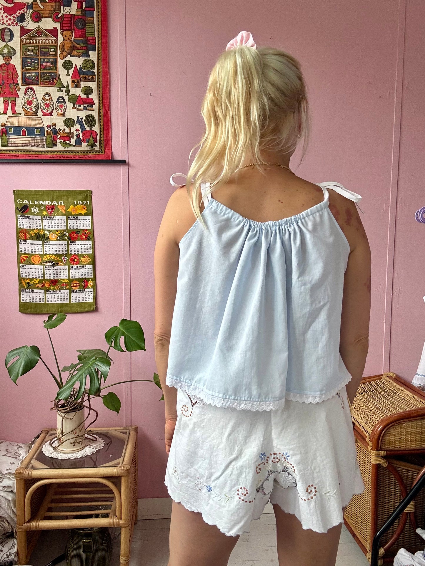 Light blue summer top
