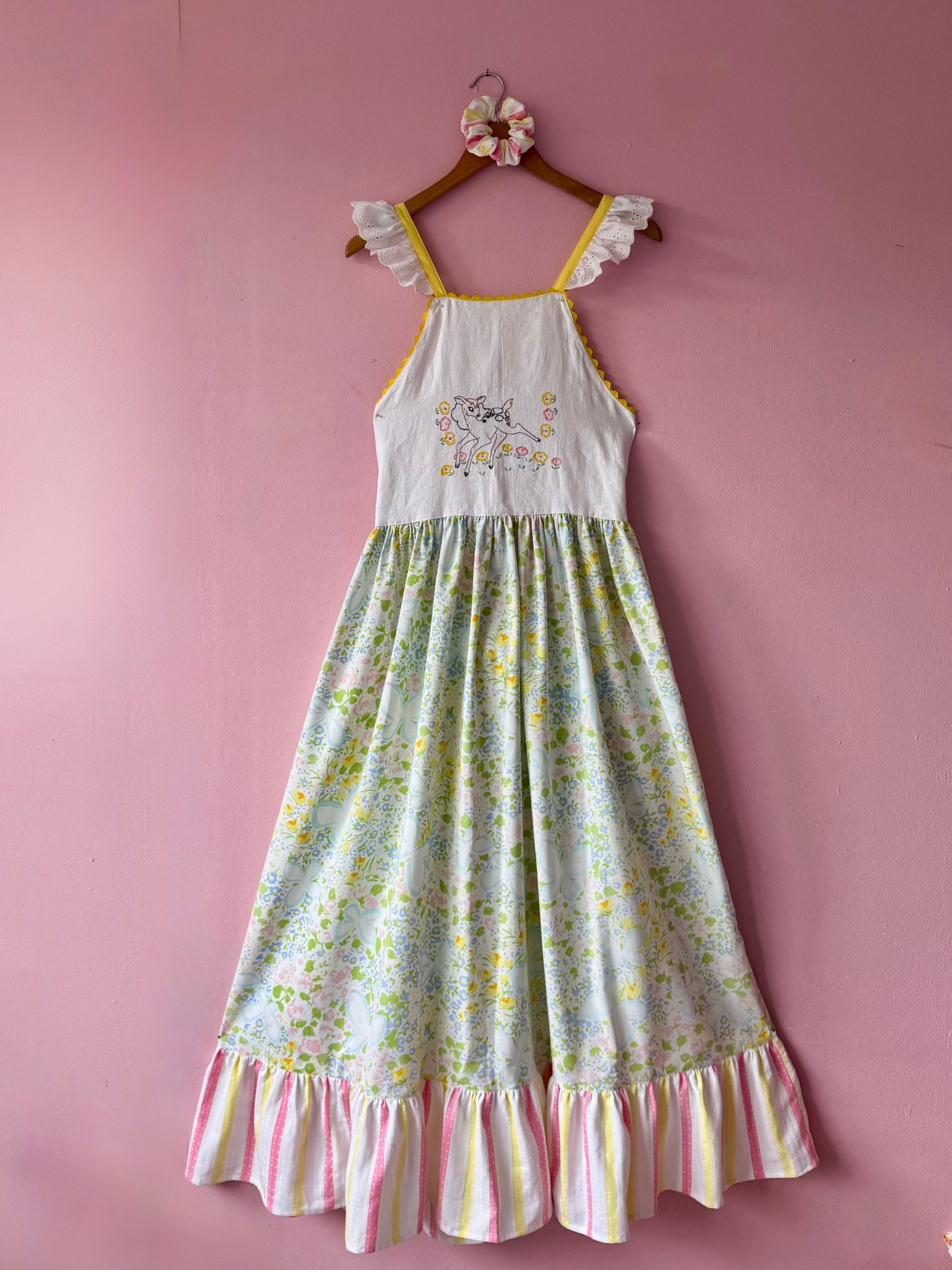 Bambi maxi dress with back ties