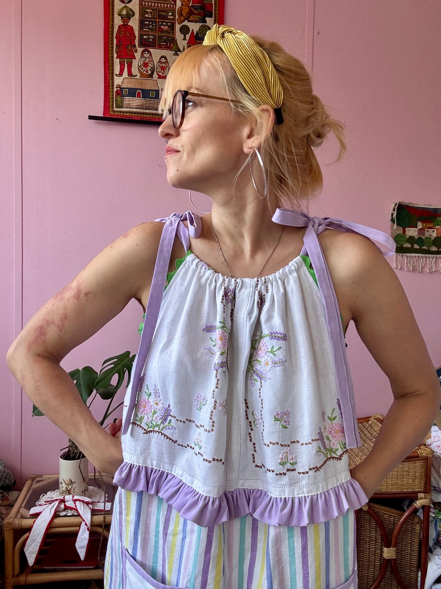 Maxi dress with 3 layers