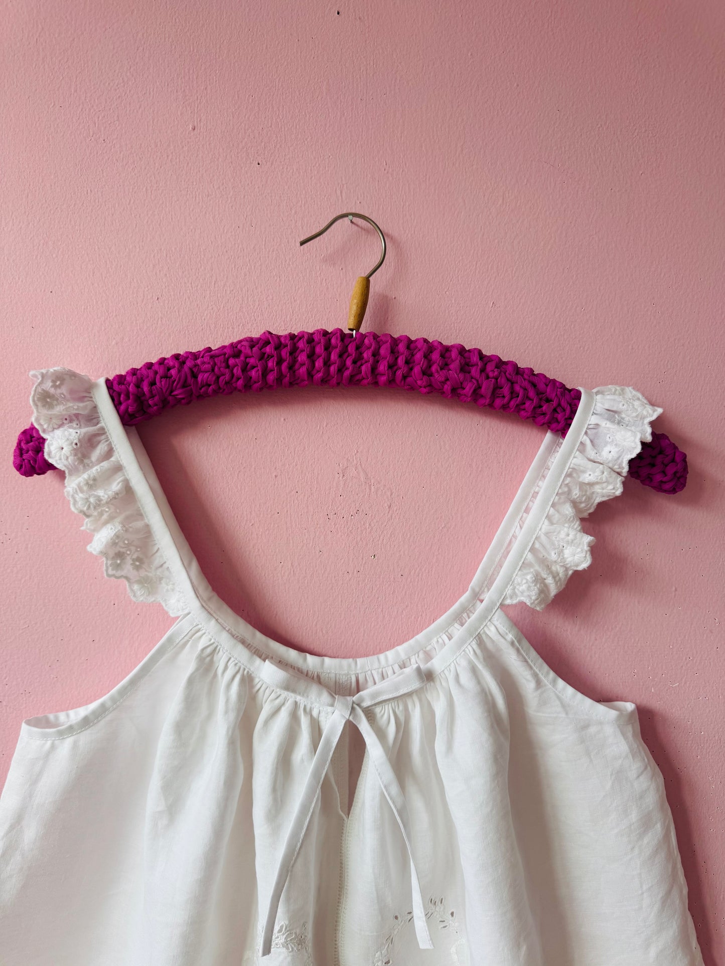 White top with white straps