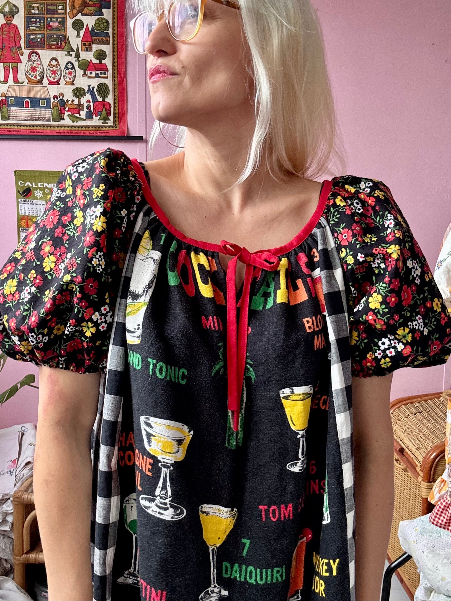 Cocktails teatowel dress