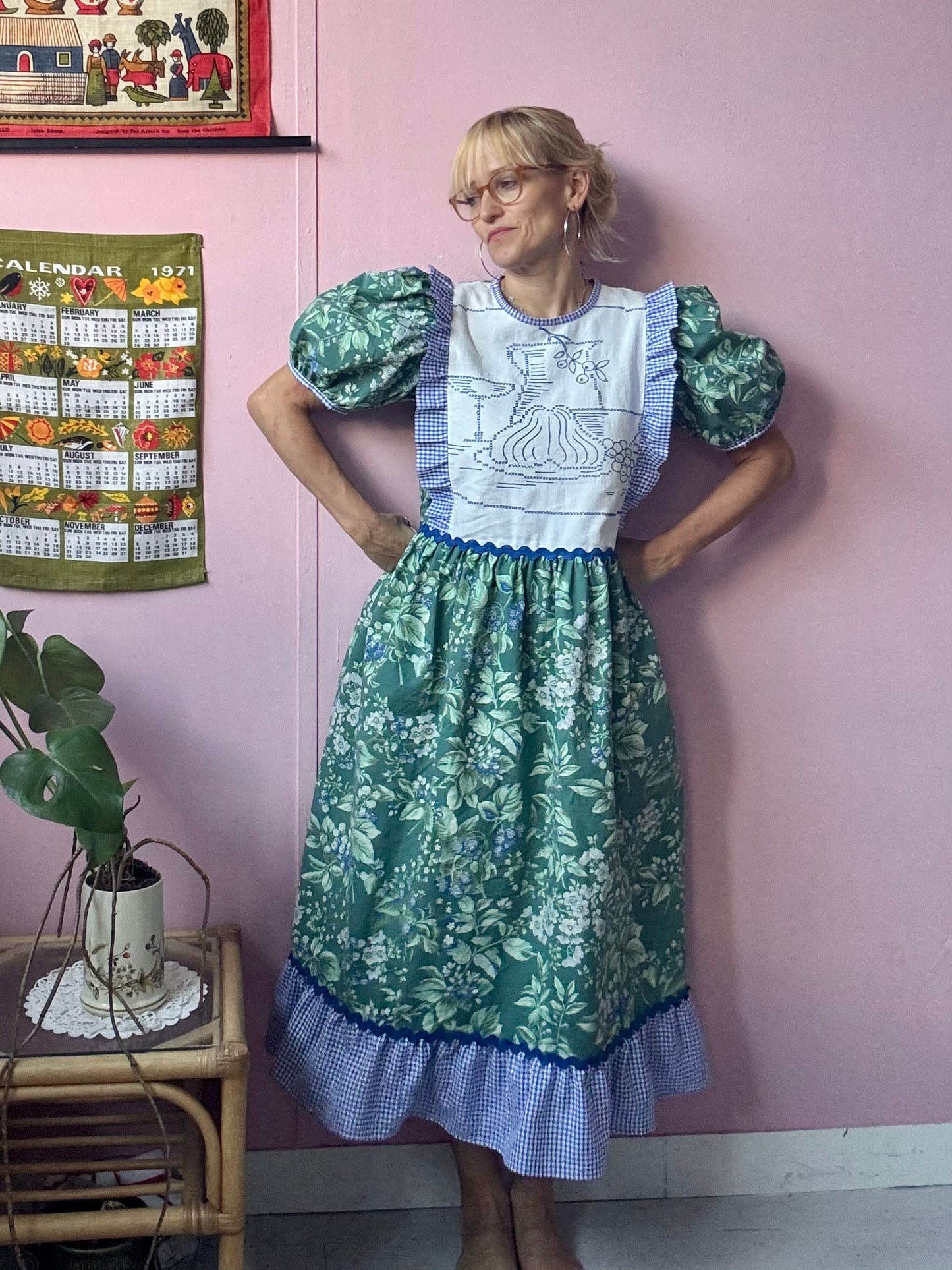 Laura Ashley vintage print dress